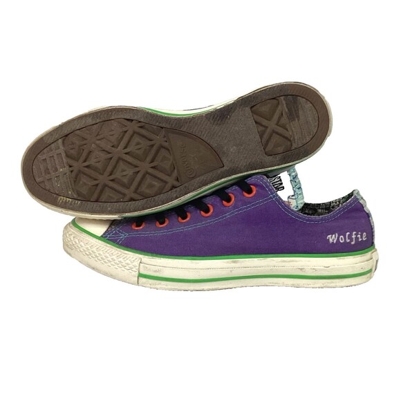 Converse All-Star Men's 7/Womens 9 Colorblock Purple & Blue Wolfie Skate 122683F - Picture 1 of 11